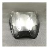 Design: Motorrad-Windschutzscheibe. Minimalistisches Design für ein elegantes und schlichtes Aussehen, die Harmonie und Einheit mit den Karosserielinien des Motorrads.