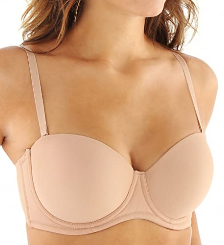 QT Women's 1103 Seamless Molded Cup 5 Way Convertible Bra