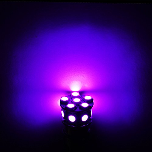 Pa Led 2Pcs 13Smd 3157 Purple Auto Led Bulb 12V For Turn Signal, Side Marker, Stop, Back, Tail Light (3056 3156 3156A 3057 4057 3157 4157 T25 Available) #TOP1