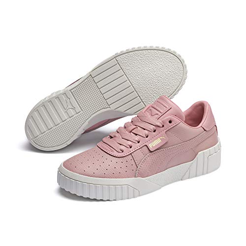 Image of PUMA Women's Cali Emboss WN's Low-Top Trainers, Pink Bridal Rose 04, 8