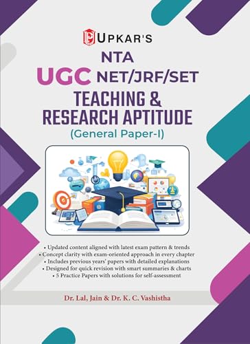 Image of UGC NET /SET /JRF Teaching and Research Aptitude Genral Paper-1 | UGC NET Research Aptitude | UGC NET Teaching Aptitude Exam