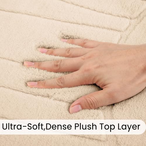 Sour Lemon 10x14 Area Rugs for Living Room, Soft Large Area Rug Indoor Modern Carpet for Bedroom,Machine Washable Area Rug Non-Slip Rug Carpet for Kids Home Dorm Under Dining Table Office Decor - Image 2