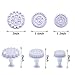 Boao 6 Pieces Gear Cookie Cutters Steampunk Fondant Molds Cogs Mold Clock Wheel Plunger Cutter for Cake Decoration Gingerbread Cookie Polymer Clay Crafting Project