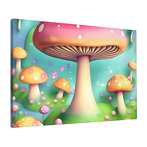 Toile champignons extensible YYHHAOFA : fini les cadres déformés salon 40x61