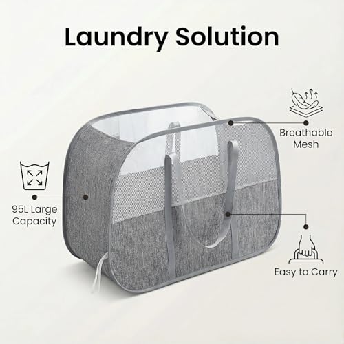 95L-Collapsible-Laundry-Basket-Dirty-Clothes-Hamper-Foldable-Laundry-Hamper-with-Handles-Breathable-Mesh-Design-Sturdy-Steel-Frame-For-Bedroom-Dorm-Bathroom