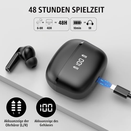Bluetooth Kopfhörer, 3-in-1 AI Kopfhörer Übersetzer mit 4 Übersetzungsmodi – Ansicht 6