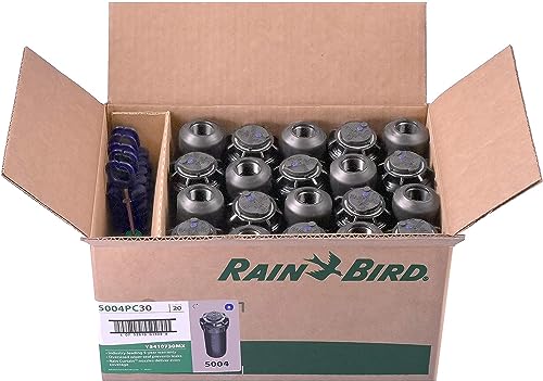 20 Rain Bird Adjustable Rotor Heads 5004 PC Sprinklers with Nozzles (20)