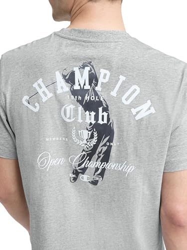 Image of Champion Men's Classic Graphic Short Sleeve T-Shirt, Standard Fit, Champion Club Graphics