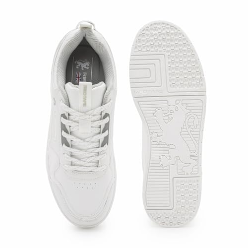 Image of Red Tape Low Cut Lifestyle Sneakers for Men in Grey White | Lifestyle Sneakers | Grey White | 10 UK