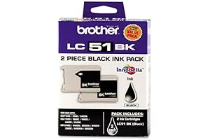 Brother LC51BK Ink Cartridge for Select Brother Printers