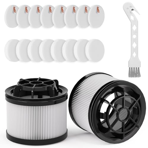 Leemone 18 PCS LVAC-200 Vacuum Filter Replacement, Compatible with Levoit LVAC-200 Cordless Stick...