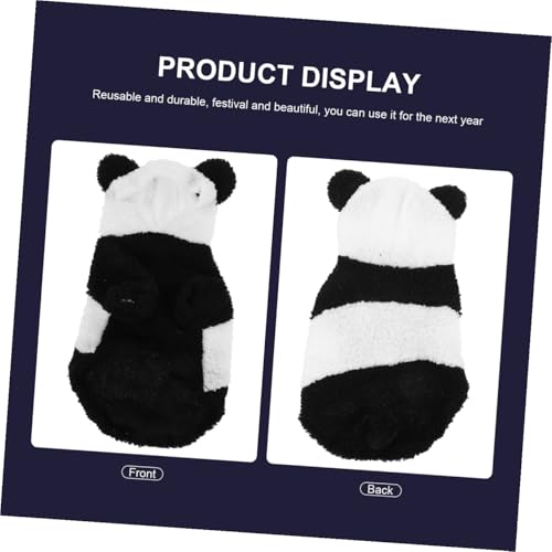 Disfraz Panda para perro talla mediana miniatura 7