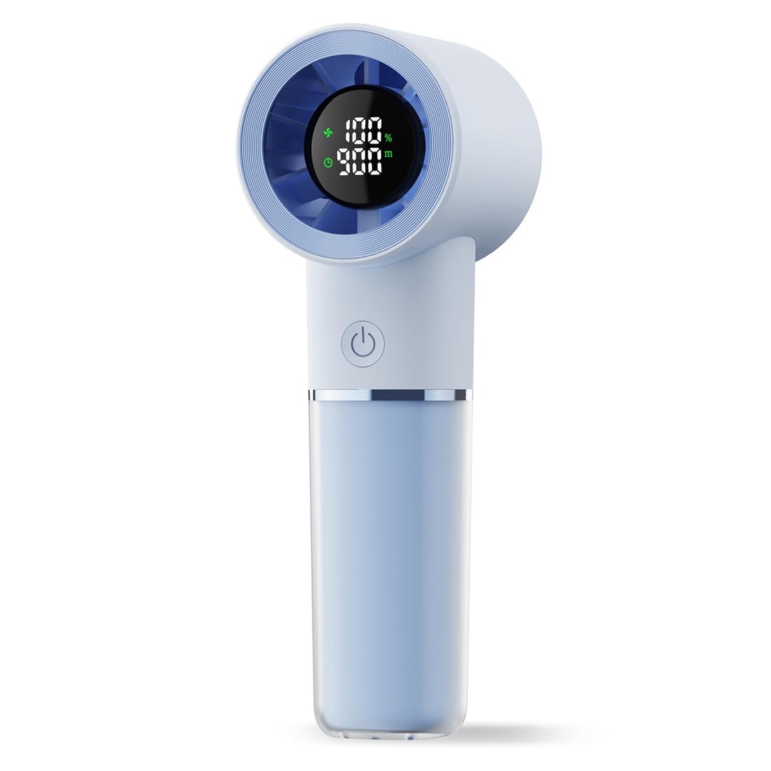 Aundhegrtt Rechargeable Battery Pocket Turbo Fan with LED Display Mighty Portable Fan, Powerful Handheld Fan Rechargeable Battery Pocket Turbo Fan A