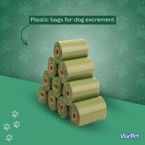 Image of Biodegradable Dog Waste Bags | Unscented, Highly Flexible, Non-Toxic, Leak Proof Pet Poop Bags | 120 Count with Free Dispenser