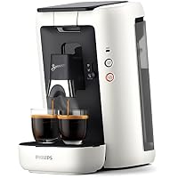PHILIPS Senseo Maestro Kaffeepadmaschine mit Kaffeestärkewahl und Memo-Funktion, 1,2 Liter Wasserbehälter, Farbe: Weiß (CSA260/10) – Ansicht 1