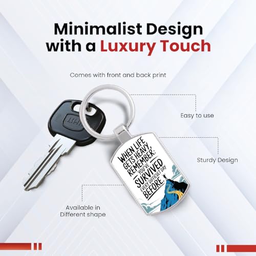 Image of Premium Printed Metal Keychain for Men & Women | High-Definition Artwork Print | Durable Key Ring for Car, Bike, Home & Office Keys | Stylish Decorative Key Holder Gift