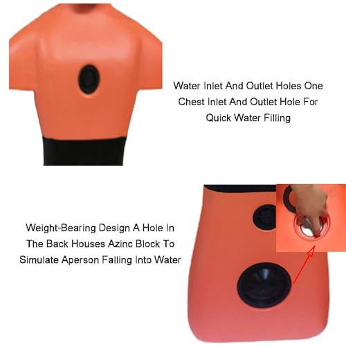 Muñeco de entrenamiento acuático para salvamento miniatura 5