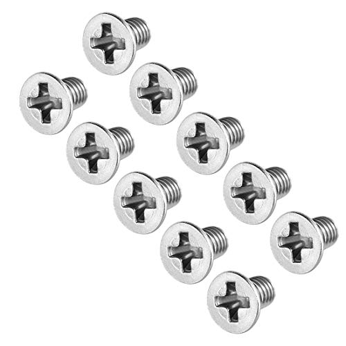 uxcell Vis Inox 304 M3x5mm Tête Fraisée Phillips 50 Pièces