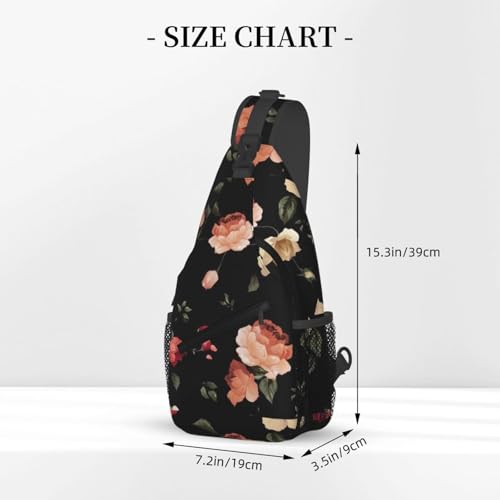 Flowers (2) Stylish Men'S Messenger Bag - Durable Polyester, Huge Capacity & Adjustable Strap3