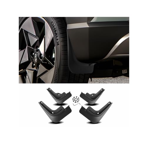 Image of 2024-2026 Kona Mud Flaps Splash Guards for 2026 Hyundai Kona Accessories No Drilling /Tape Mudflaps Wheel Liner Fenders Compatible with 2024 2025 2026 Hyundai Kona Kona SE /SEL /Limited(Not for N Line)