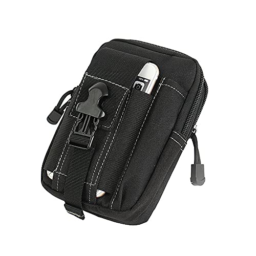 K-S-Trade Sac Ceinture pour Olympus Stylus Tough TG-4 Compatible avec Olympus Stylus Tough TG-4 Sacoche Ceinture Pouchette Étui Caméra Digital Sac Portable Housse Protection Couvercle Noir