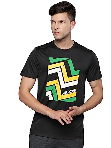Image of ALCiS Men's Solid Slim Fit T-Shirt