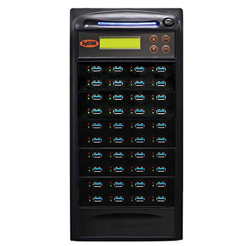 Image of Systor 1 to 39 USB 3.0 /3.1 Duplicator & Sanitizer 6GB /Min - Standalone Multiple Flash Memory Copier & Storage Drive Eraser, Copy Speeds Up to 100MB /Sec (SYS-USB30100-39)