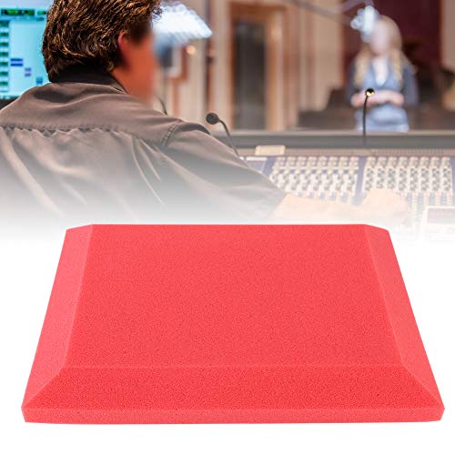 Mousse d'insonorisation acoustique éponge panneau rouge pour studio piano