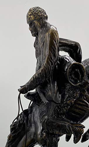 Escultura Bronce Remington Hombre de Montaña 27.5 in miniatura 6