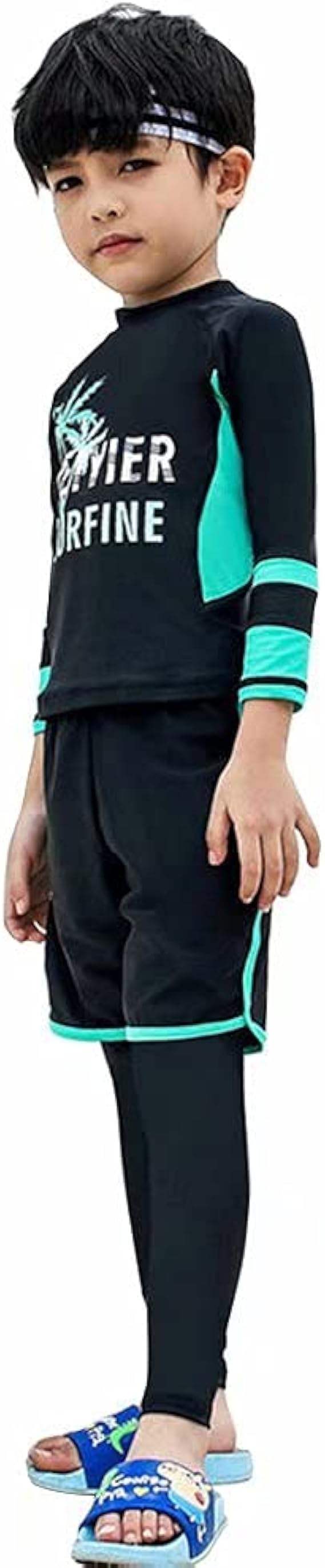 Amazon 水着 キッズ 4点セット 防水バッグ付き ラッシュガード Uvカット 小学生 Upf50 男の子 女の子 長袖 レギンス ショートパンツ 吸汗速乾 ジッパー フィットネス 体型カバー 正規品 水着 通販