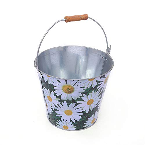 Secchiello per Il Ghiaccio, Grandi Bottiglie di Vino, Motivo Floreale, in Acciaio Inox, Secchiello per Vino Rosso e Champagne, Adatto per refrigeratore per Cocktail da Bar