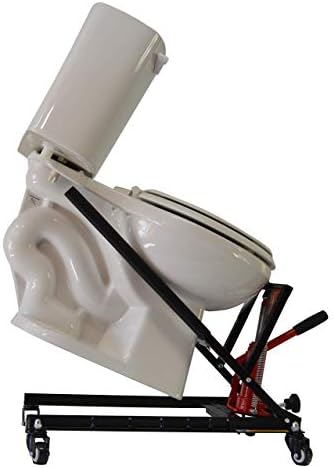 The Toilet Master Jack is a Lifter designed to Easily Lift, Move, and Repair Toilets. Easy Bolt and Seal Replacement. For use with a Toilet Snake or Drain and Pipe Cleaners.