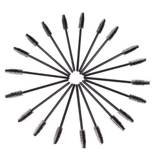 G2PLUS 300 PCS Black Eyelash Brushes Spoolies - Eyebrow Spoolie Brushes -Disposable Mascara Wands - Eyelash Extension Brushes for Extensions - Image 4