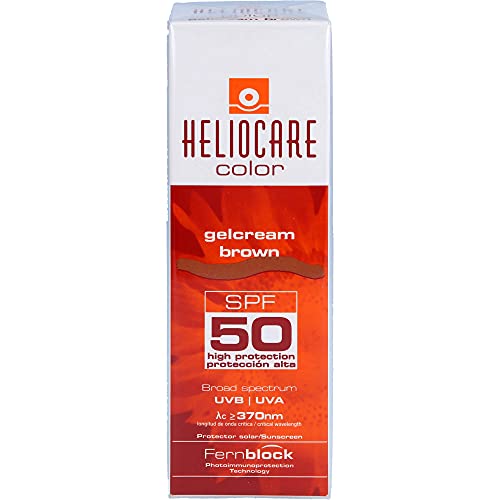 Image of HELIOCARE Color Gelcream SPF 50 Sun Protection, Brown, 50 ml