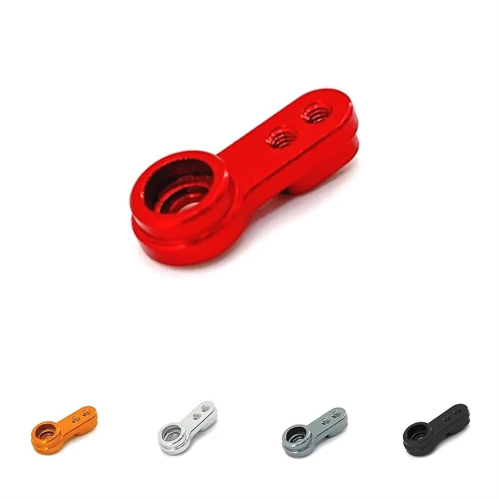 RC Upgrade Accessories for MJX H16 16207 16208 16209 16210 1/16 Metal 25T Servo Arm Servo Horn Steering Servo Link Rod RC Car Upgrade Parts Accessories(Gray)