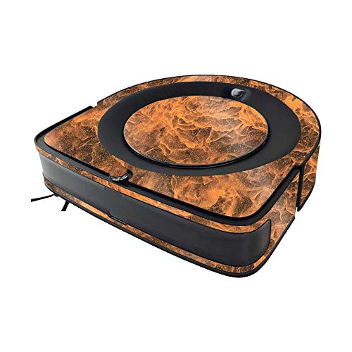 Image of MightySkins Glossy Glitter Skin Compatible with iRobot Roomba s9 Vacuum - Burning Up | Protective High-Gloss Glitter Finish | Easy to Apply and Change Styles | Made in The USA