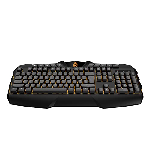 Gshield Teclado Gamer Semimecânico com Fio 1,5m Padrão ABNT2 + Te...