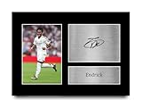 HWC Trading Endrick Real Madrid Regalos Impresos Imagen De Autógrafo Firmado Para Los Aficionados Al Fútbol Y Partidarios - A4
