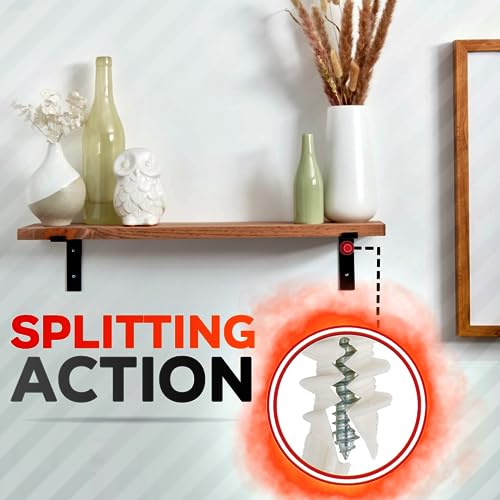 Crimsonmark CR51 120Pcs #8 Self Drilling Drywall Anchors And Screws Kit #8 X 1-1/4"- Superb Wall Anchors thumb #5