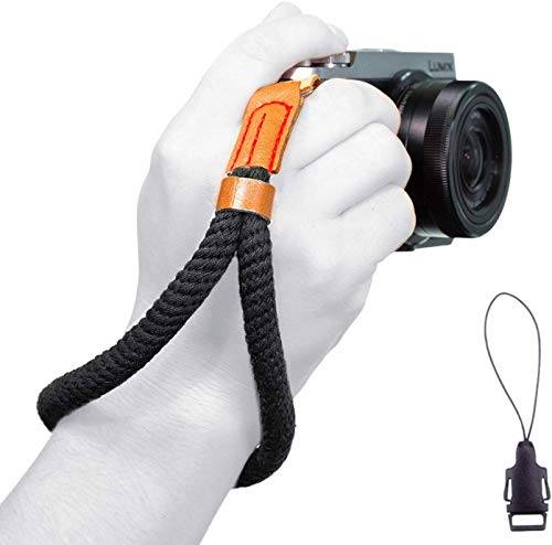WANBY Camera Soft Cotton Hand Wrist Strap with Quick Release Buckles Camcorder Comfort