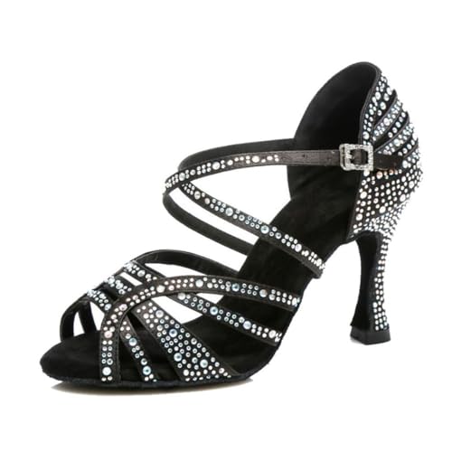 Modern jazz femme noir talon 9cm le confort des petits pieds