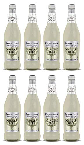 Fever-Tree Refreshingly Light Ginger Beer 8 x 500ml Bottles