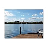 1000 Teile Puzzle Für Erwachsene Und Kinder，Großer Plöner See，Stressabbau Herausforderung...