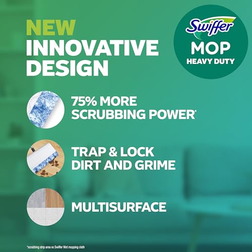 Swiffer Sweeper Wet strapazierfähige Trockentücher, 20 Stück, Mehrfarbig – Bild 3