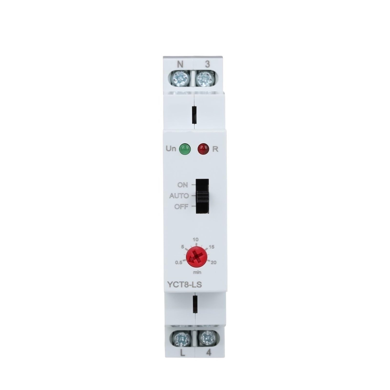 Relè temporizzatore multifunzione 16A AC 230V 50/60Hz Din Rail Lo stato del ritardo è indicato dal LED