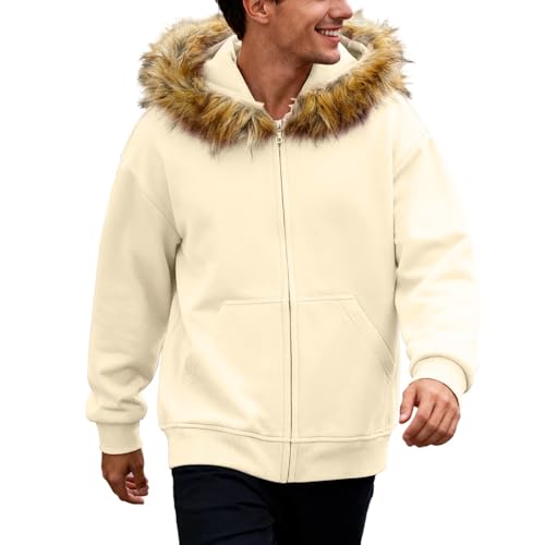 Sweatshirt épais thermique pour homme idéal contre le froid hivernal