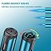Bbsisgo 2 Stück Jetflamme Feuerzeug, 6,0-Zoll Gas Nachfüllbar Sturmfeuerzeug, Winddicht Langes Stabfeuerzeug für Kerzen, Grill, Küche, Kamin, Camping, (Verkauft ohne Butangas). Blau und Rot