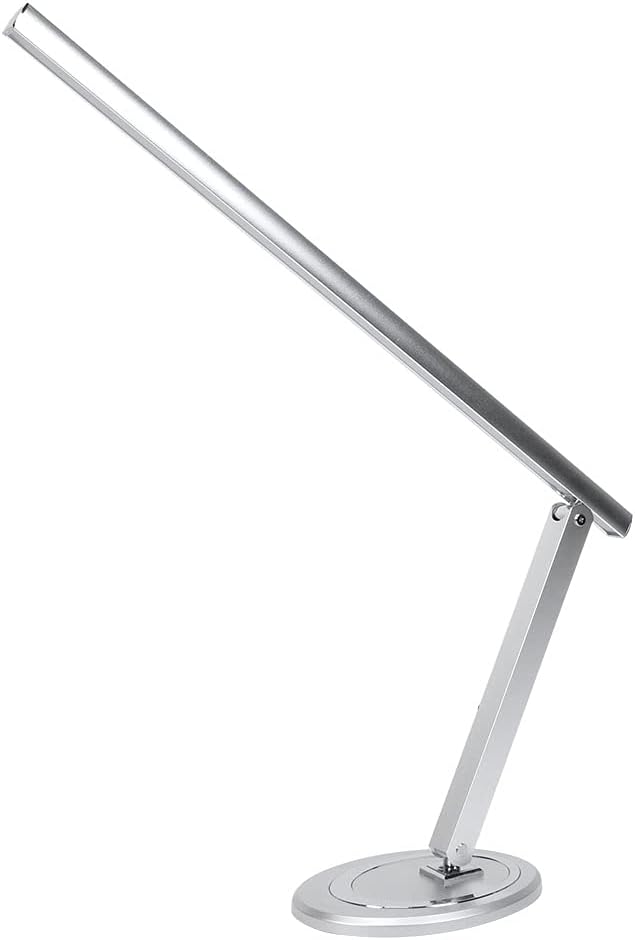 EVTSCAN 10W USB Foldable LED Desk Lamp, with 46 LEDs, 180 Degrees Adjustable Arm, Aluminium Alloy Body, Modern Eye Care LED Table Light for Home Office, for Reading, Studying, Working