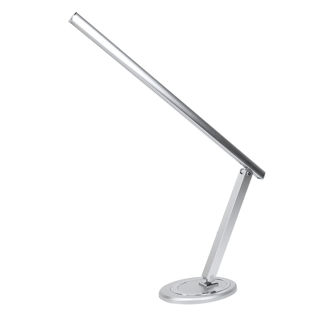 FTVOGUE LED-Schreibtischlampe, Metall, Faltbare Schreibtischlampe, USB-betrieben, 5 V, Augenschonend, 131 Bis 140 Fahrenheit, LED-Tischlampe für Zuhause, Büro, Lesen, Studium