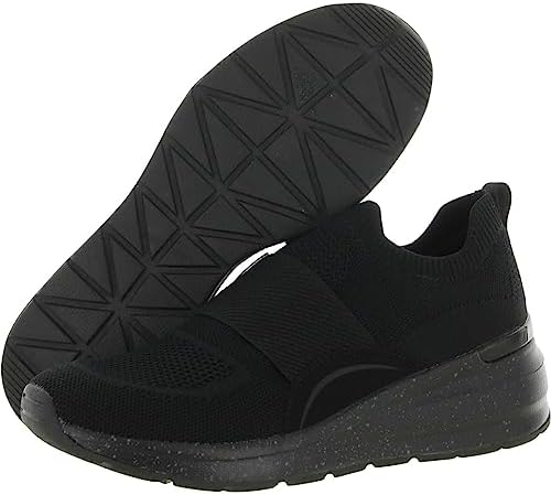 Skechers Women's Billion-Lotsa Steps Sneaker, BBK, 5.5 | Image 2